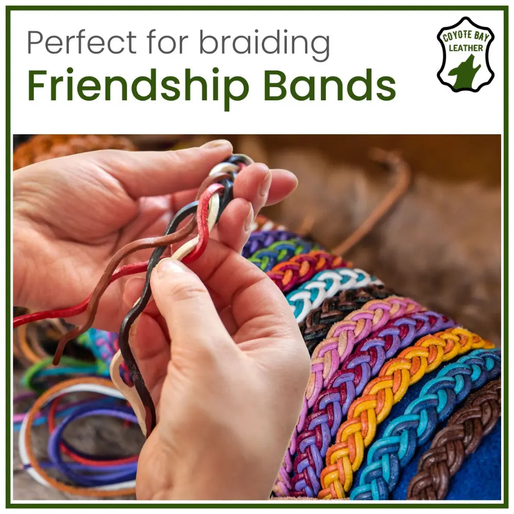 leather cord for bracelet making