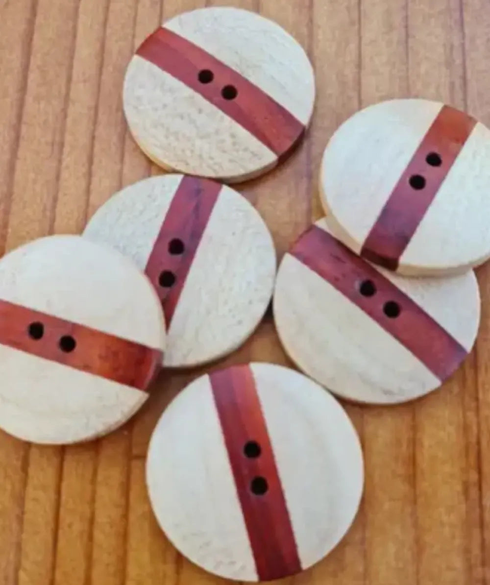 Handmade Round Wood Buttons
