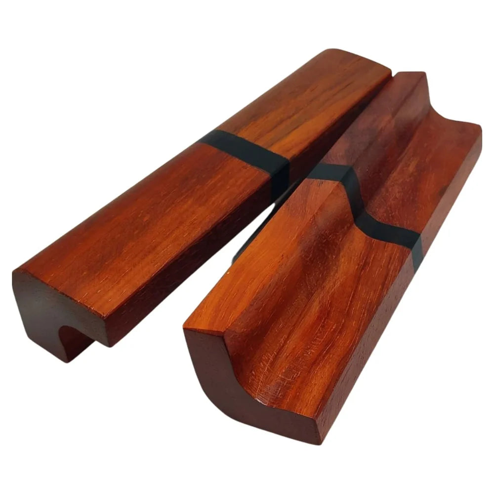 Handmade Wood Drawer Pulls Pack of 2 - Exotic Hardwoods