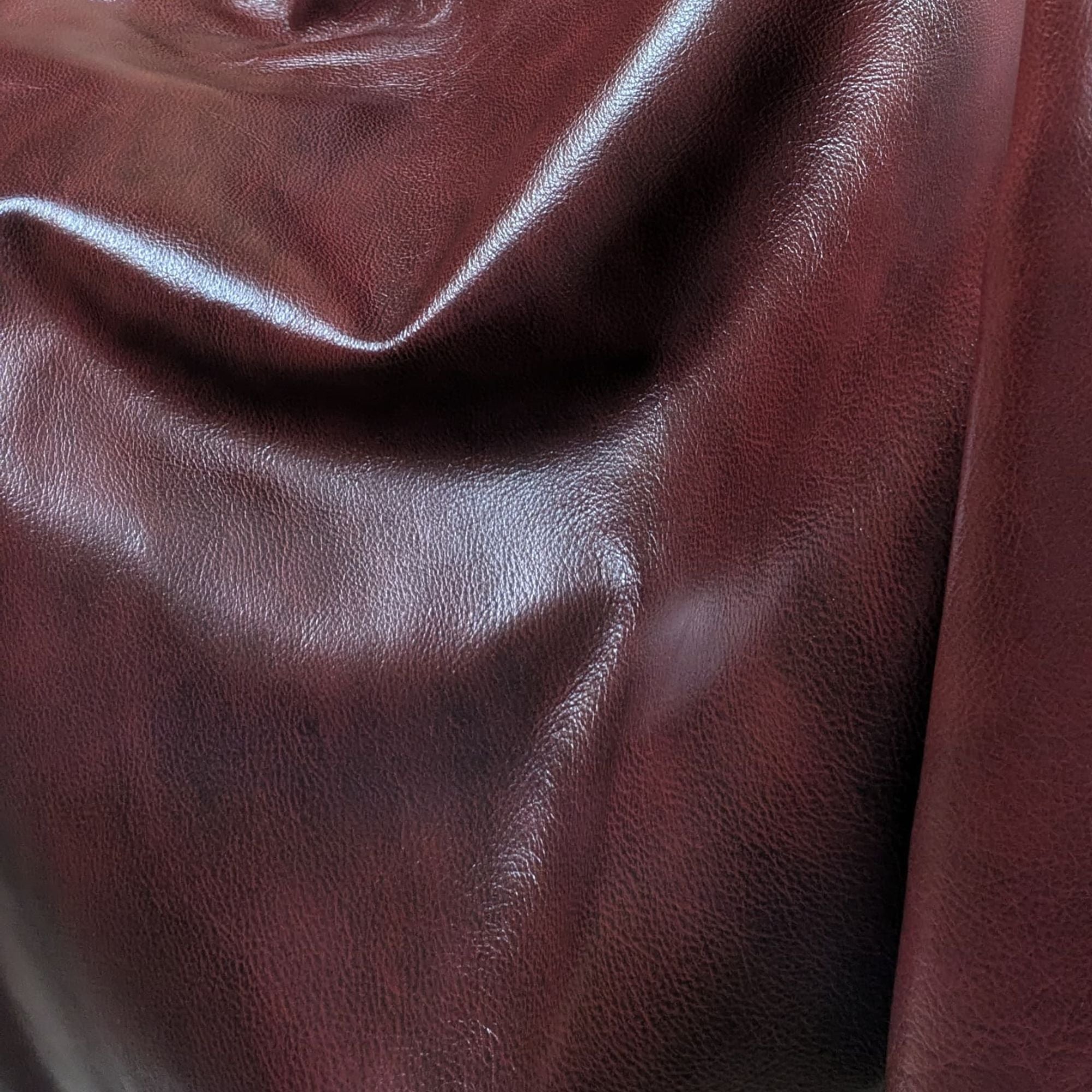 Full Grain Polished Buffalo Upholstery Leather Hide 40 sq ft Automotive Grade