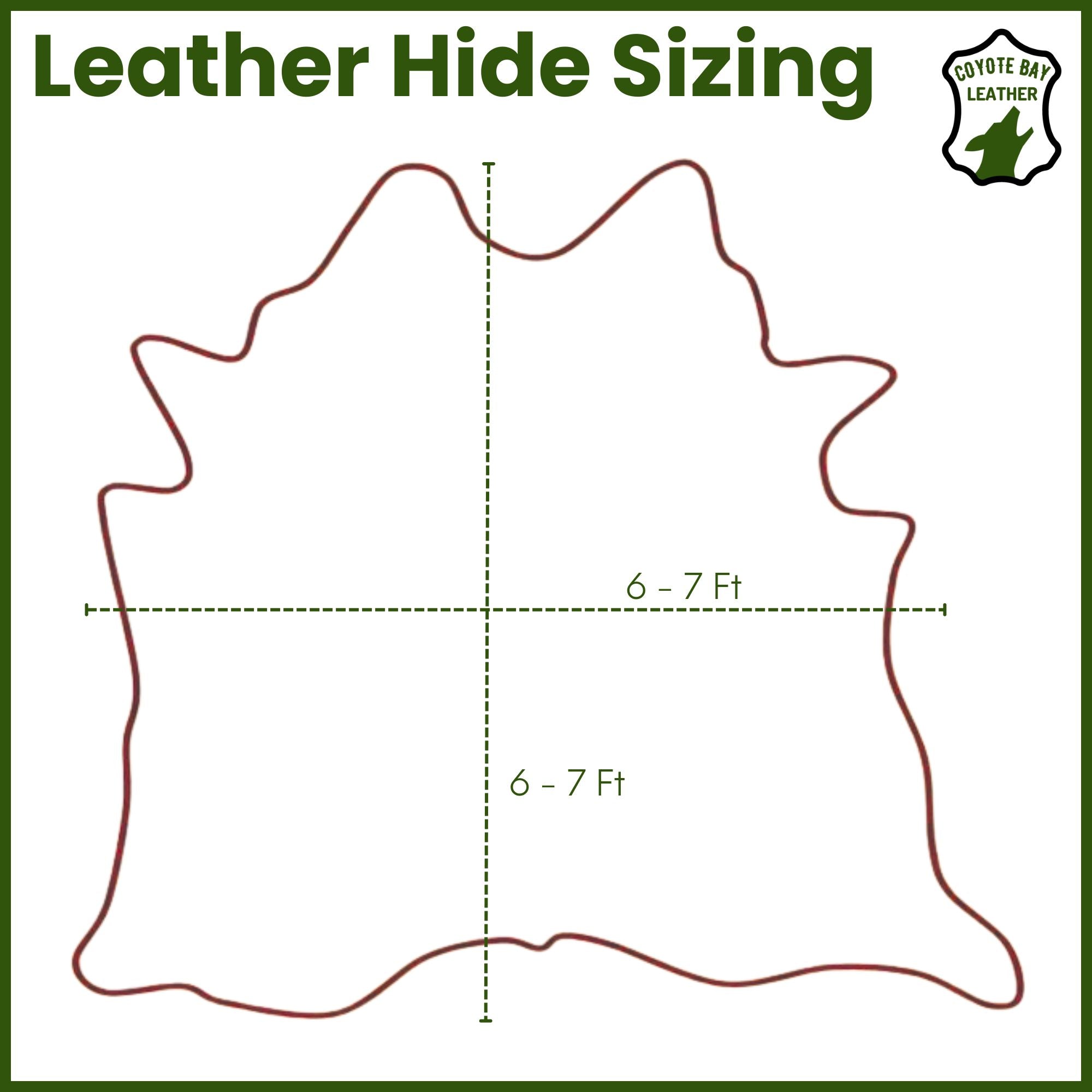 Full Grain Polished Upholstery Leather Automotive Grade 40 sq ft full hide