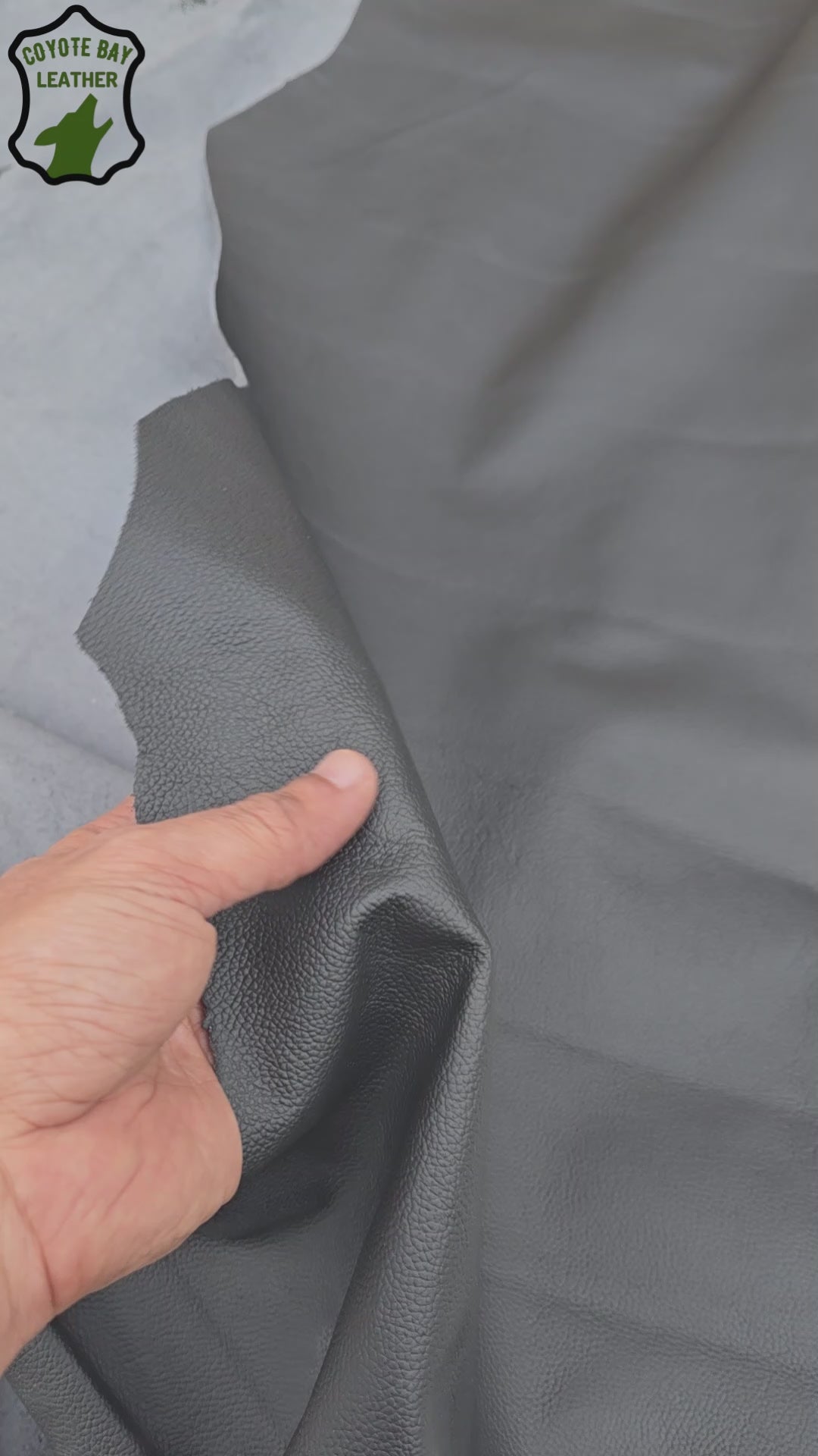 Top Grain Matte Finish Upholstery Buffalo Leather Hide 35-38 sq ft Automotive Grade